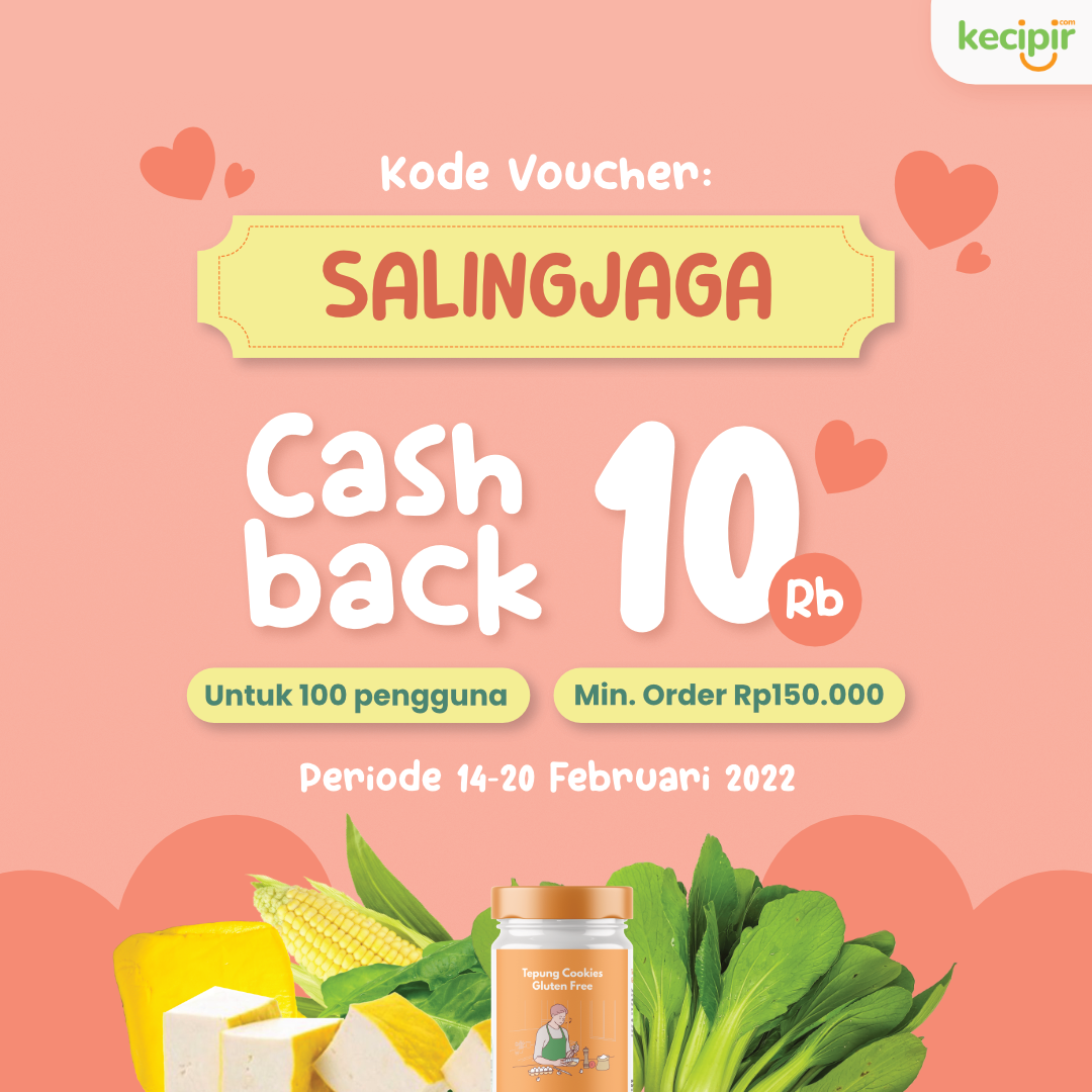 kupon mingguan SALINGJAGA diskon 10ribu