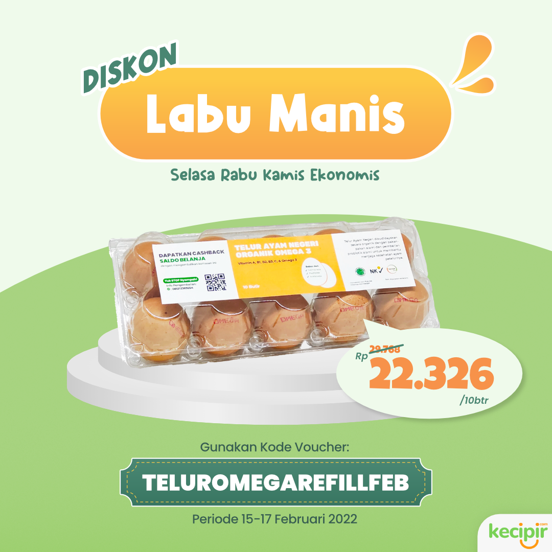 Telur Omega tiga promo TELUROMEGAREFILLFEB