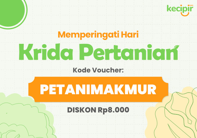 Kode Voucher PETANIMAKMUR Dapatkan Diskon 8ribu ruopiah