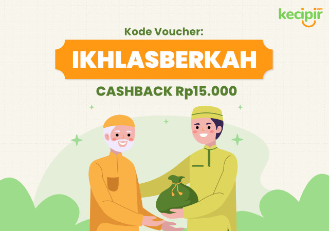 Voucher IKHLASBERKAH cashback 15ribu