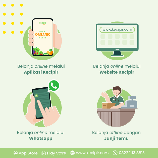 cara belanja di green grocery