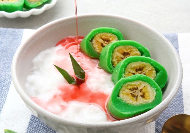 resep es pisang ijo