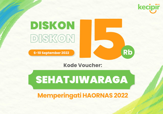Diskon 15ribu untuk SEHATJIWARAGA