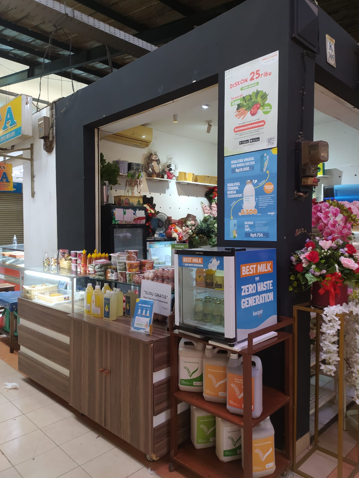 Toko Hatiku Organik Pasar Modern BSD Blok K 305