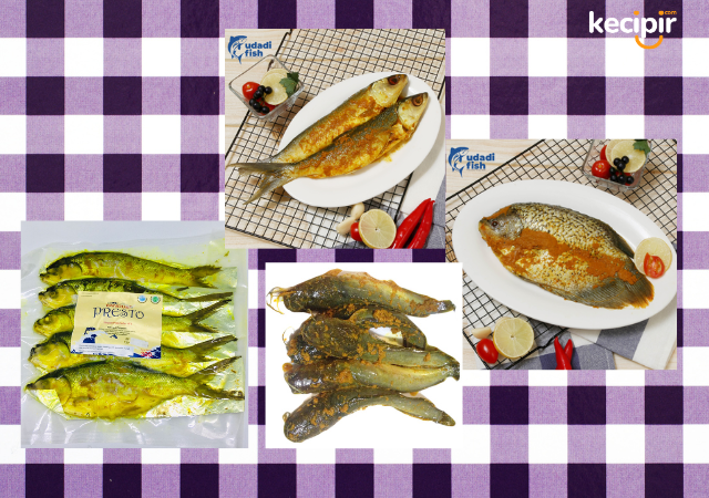 jenis ikan berbumbu yang ada di kecipir ada bandeng bumbu, selar bumbu, kembung bumbu, lele bumbu, dan gurame bumbu
